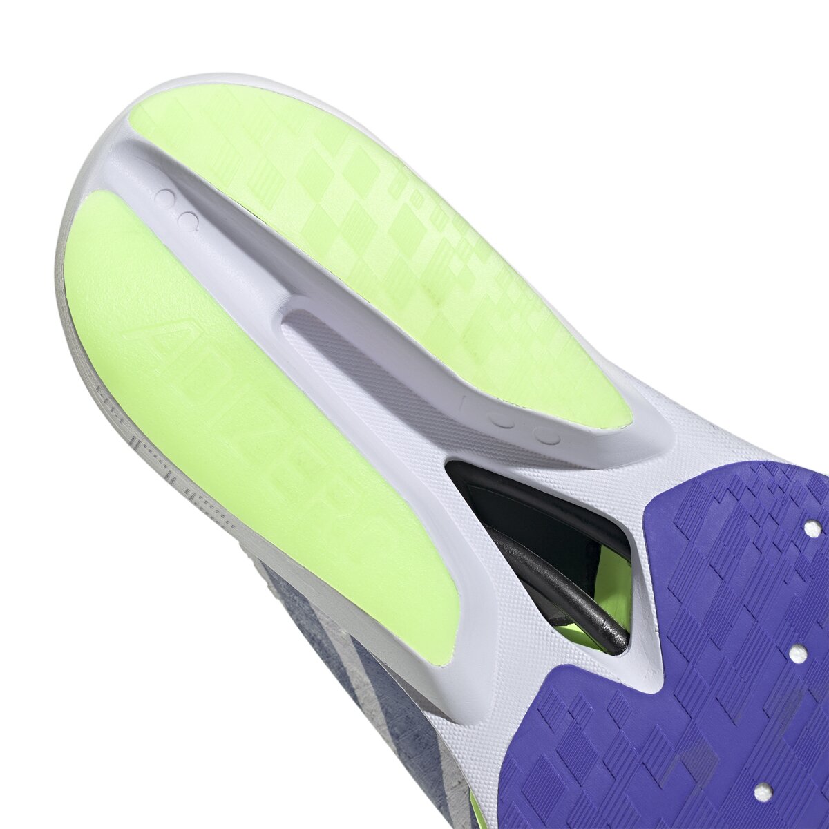 Кроссовки Adidas Adizero Prime X3 Strung Running, цвет: Фиолетовый / Зелёный — фото 6