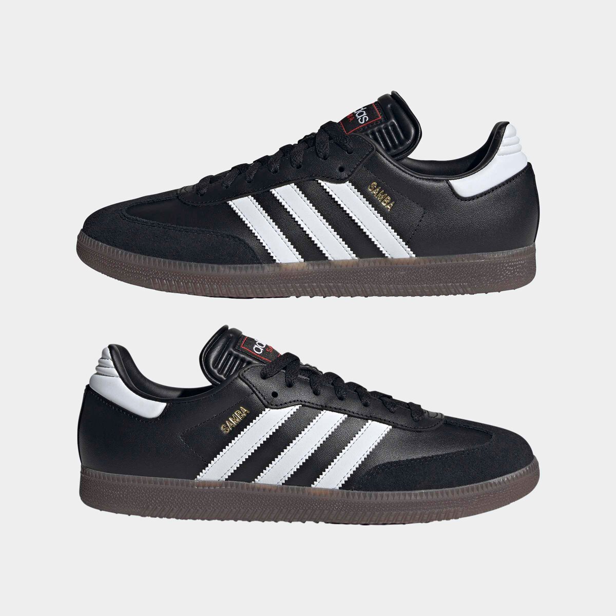 Кроссовки Adidas Samba, цвет: Чёрный / Белый — фото 8