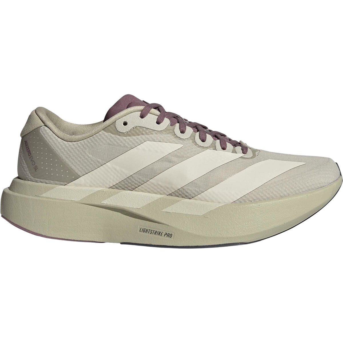 Женские кроссовки Adidas Adizero Evo SL Woven HK Running, цвет: Серый / Теневой инжирный