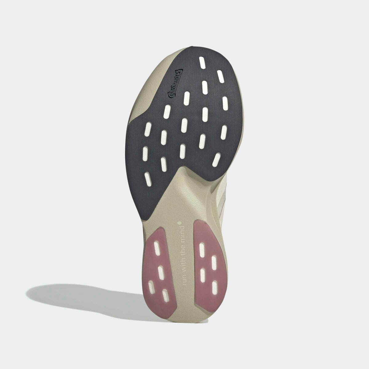 Женские кроссовки Adidas Adizero Evo SL Woven HK Running, цвет: Серый / Теневой инжирный — фото 3