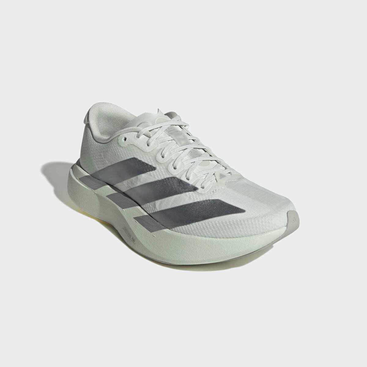 Женские кроссовки Adidas Adizero Evo SL Woven Running, цвет: Нефритовый / Серый — фото 7