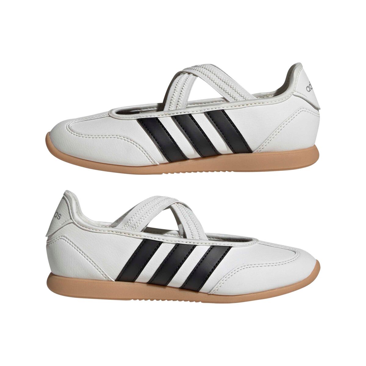 Детские кроссовки Adidas Barreda Mary Jane, цвет: Белый / Чёрный — фото 2