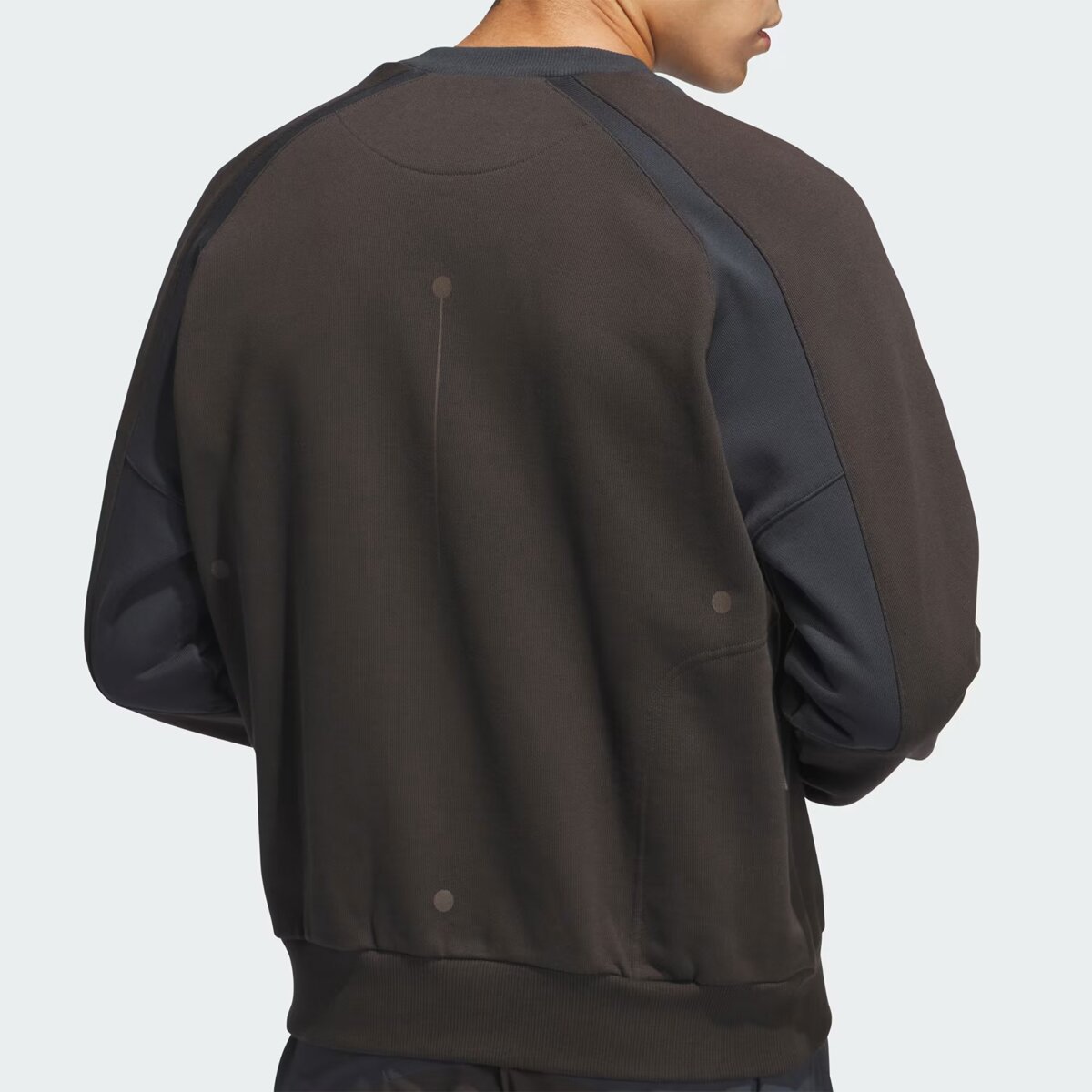 Толстовка adidas x Hermanos Koumori Crewneck, цвет: Коричневый / Серый — фото 3