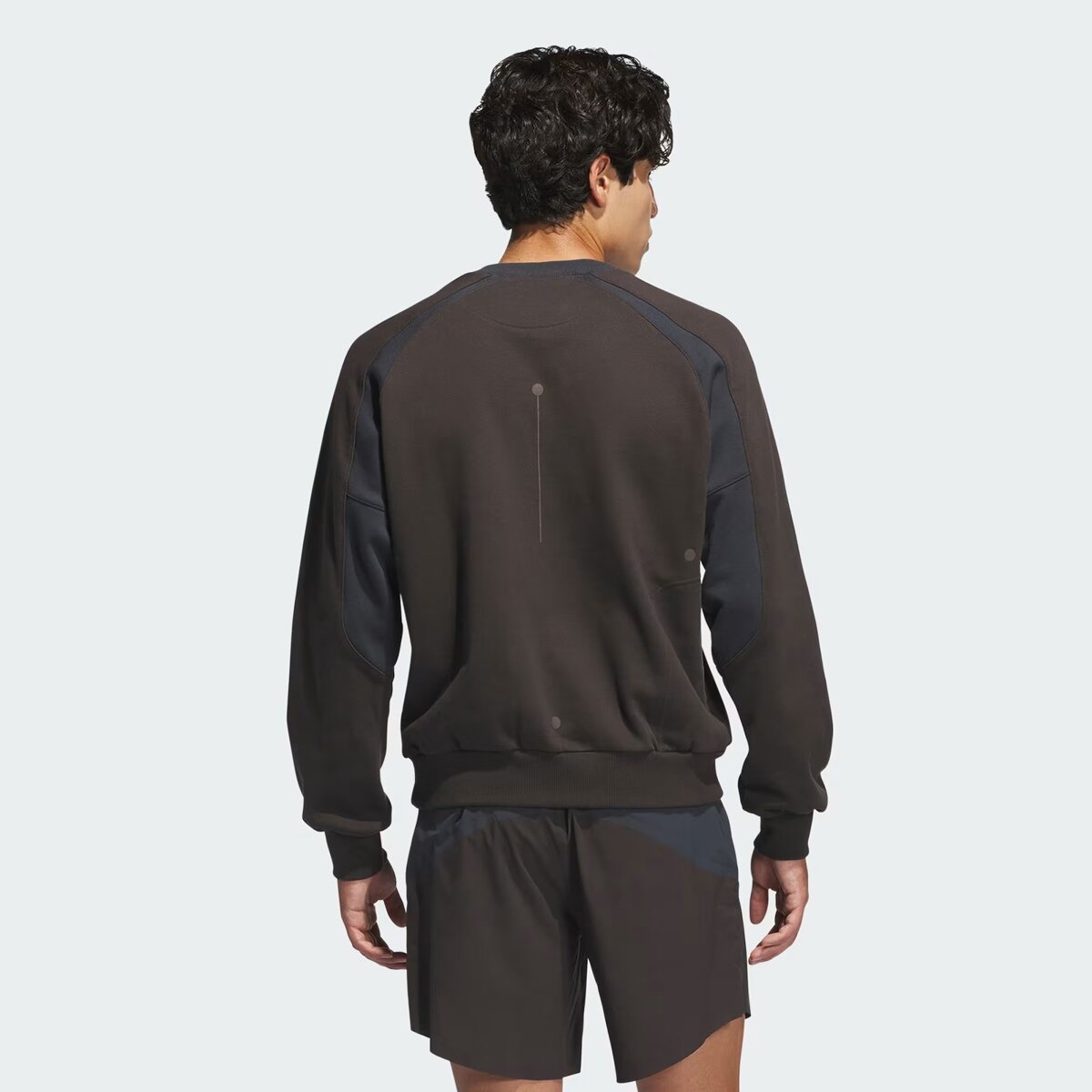 Толстовка adidas x Hermanos Koumori Crewneck, цвет: Коричневый / Серый — фото 7