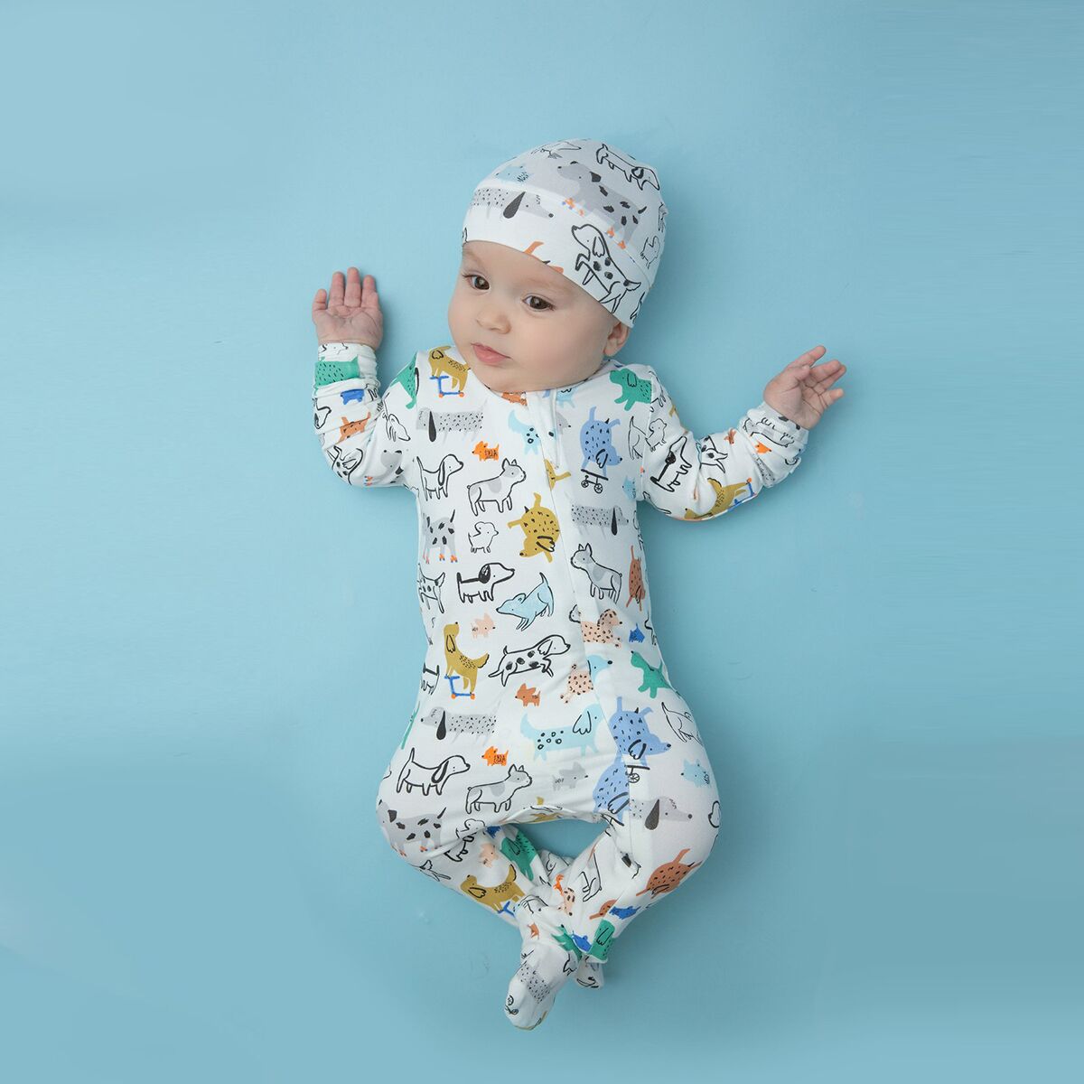 Angel Dear Zipper Footie Pajamas Infants'