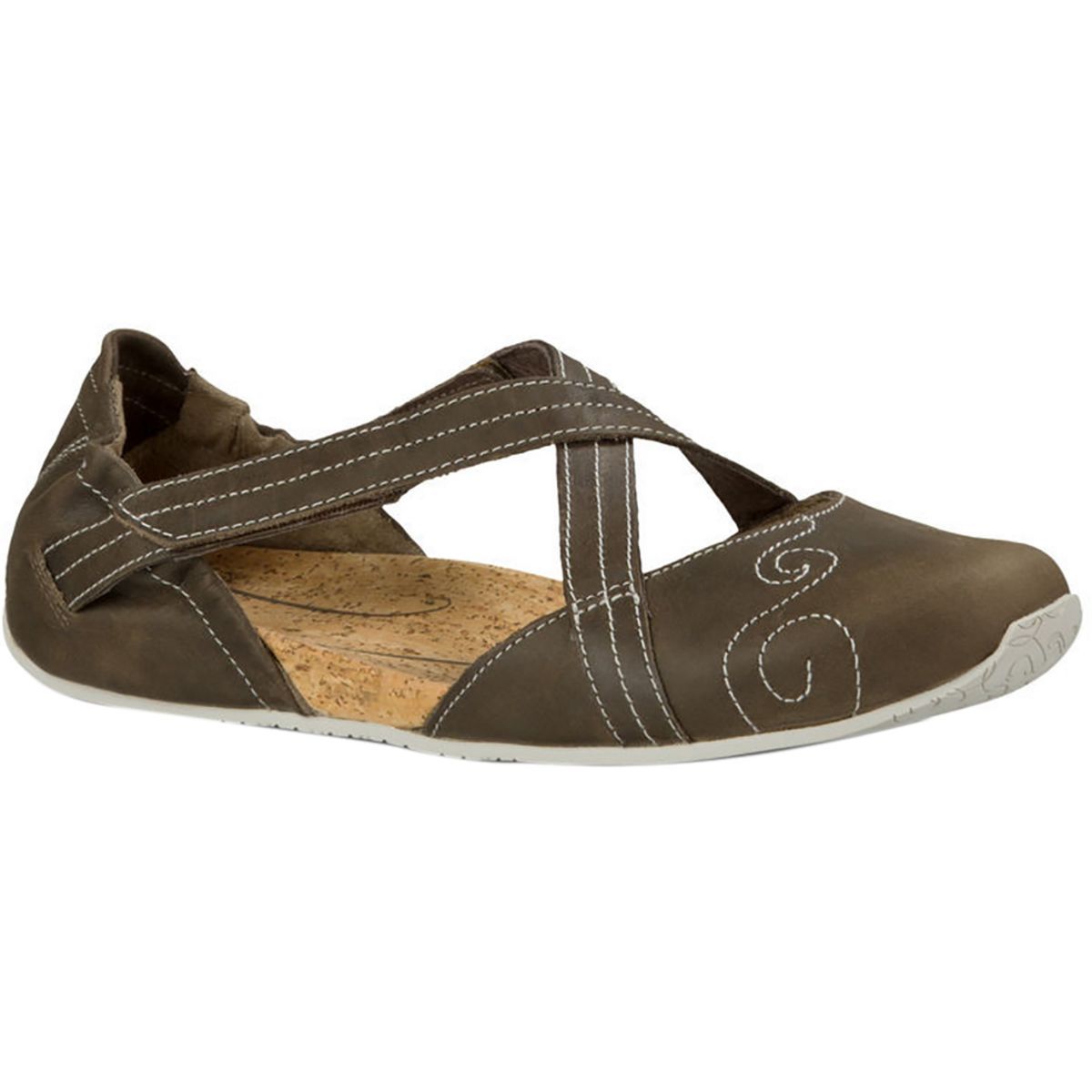 ahnu karma latitude cross strap flat