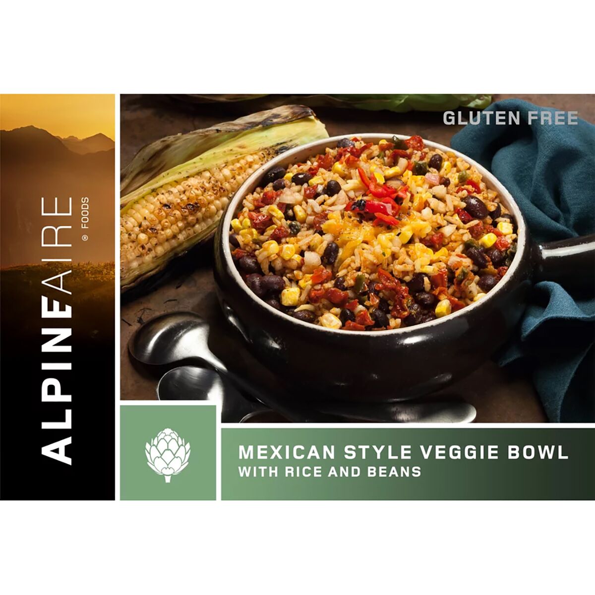 AlpineAire Mexican Style Veggie Bowl + Rice and Beans