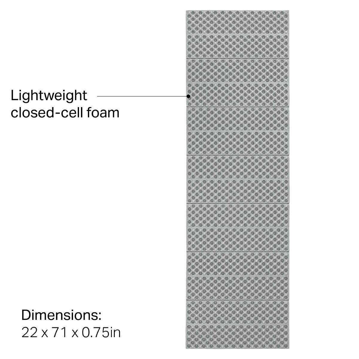 ALPS Mountaineering Wilderness Foam Mat Hike & Camp