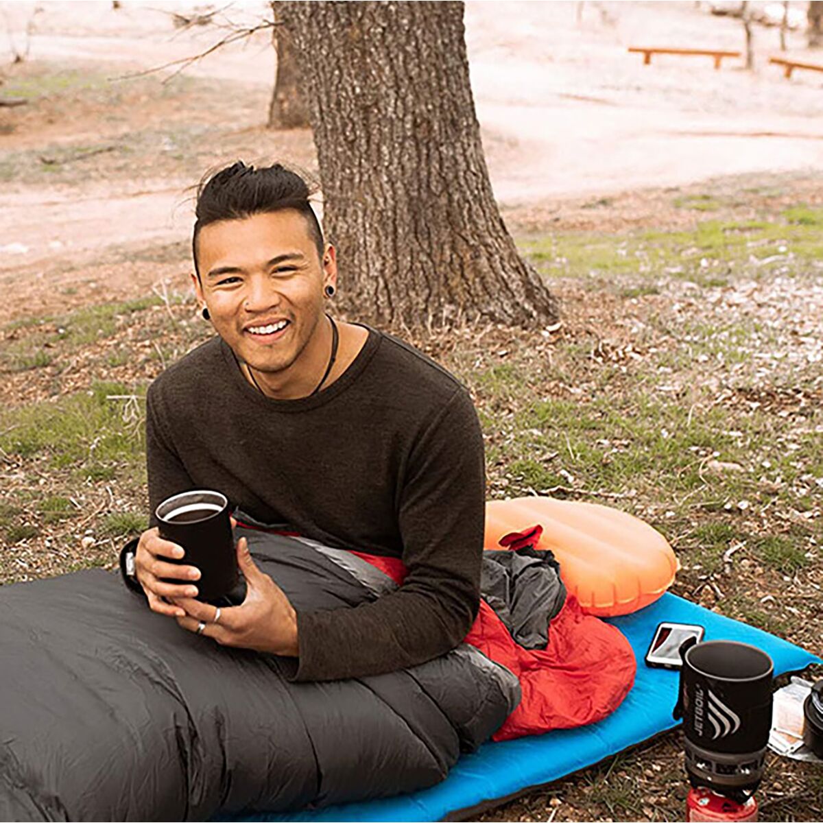 Снаряжение ALPS Mountaineering Flexcore XL Sleeping Pad, цвет: Синий — фото 6