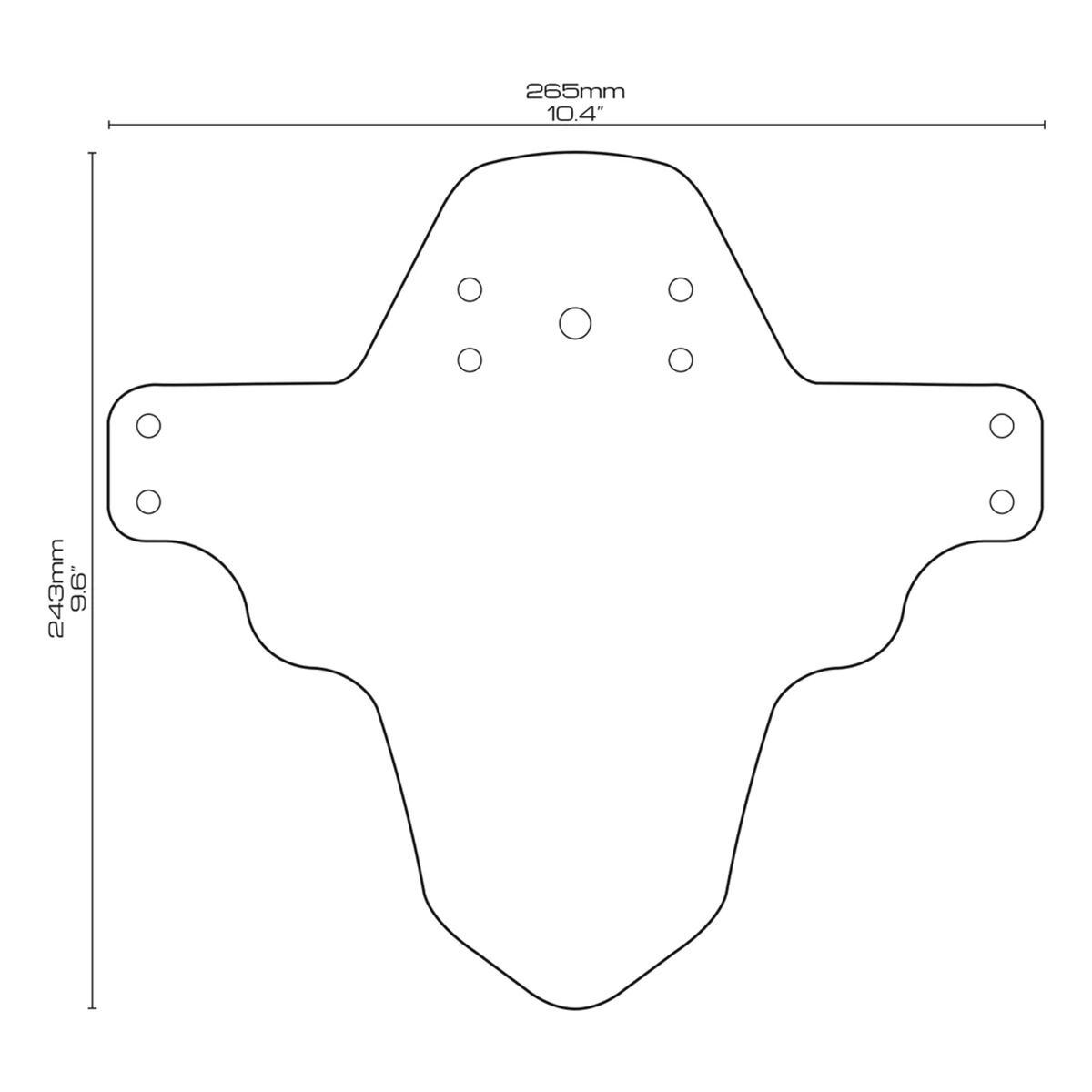 All Mountain Style Mud Guard