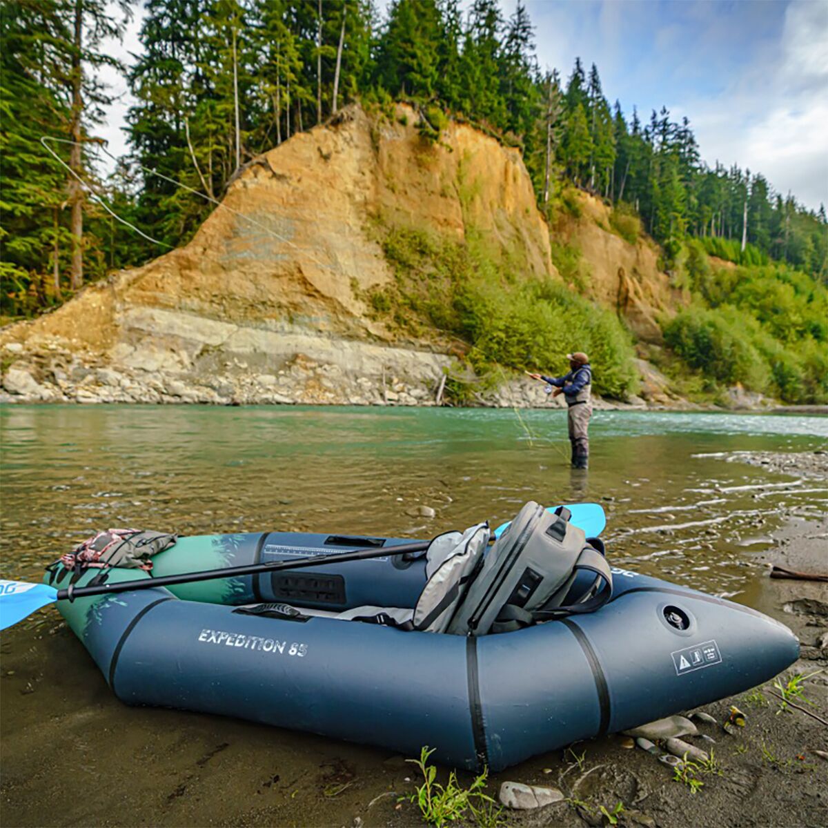 Aquaglide Backwoods Expedition 85 Inflatable Kayak Paddle