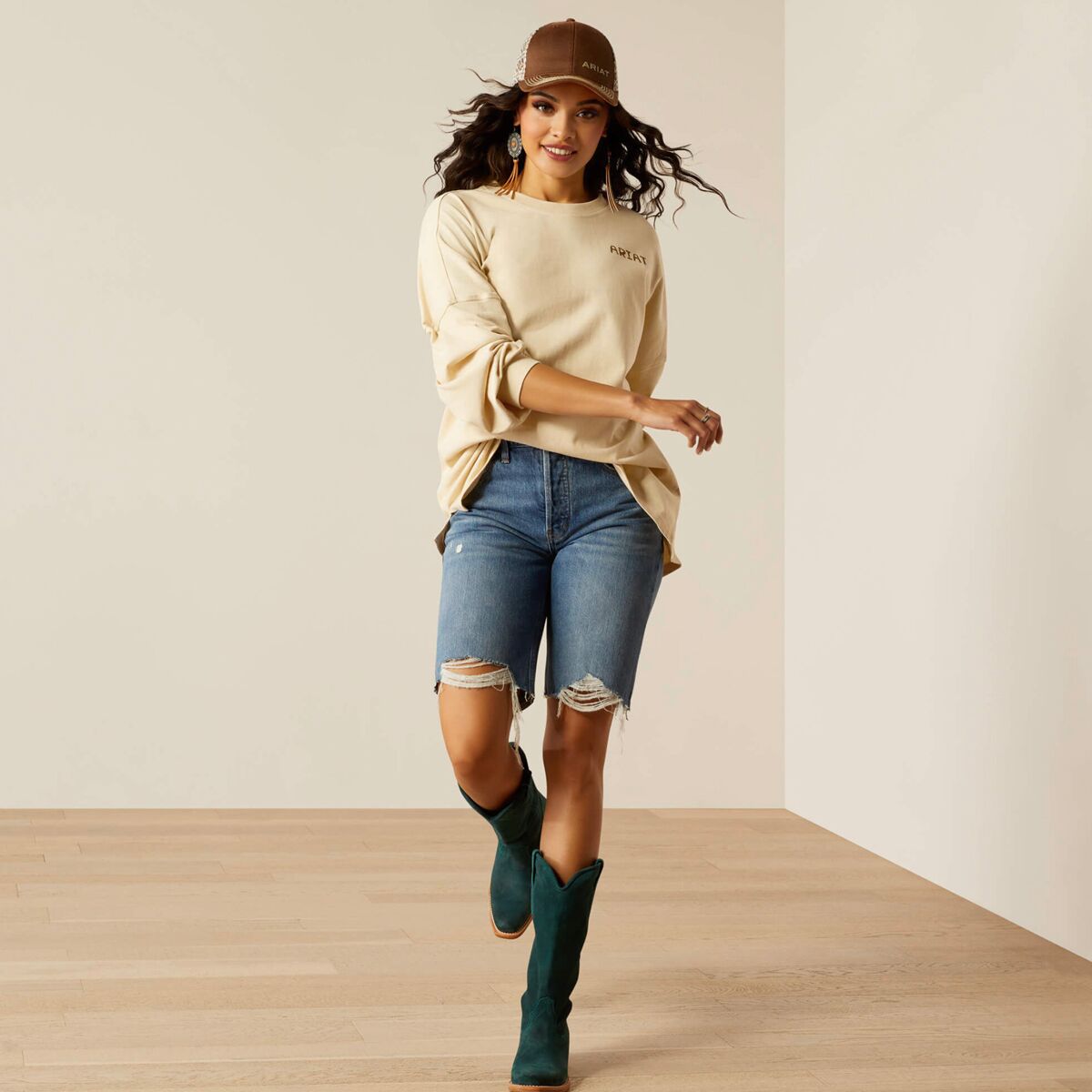 Ariat Canvas Oversized T-Shirt - Women´s