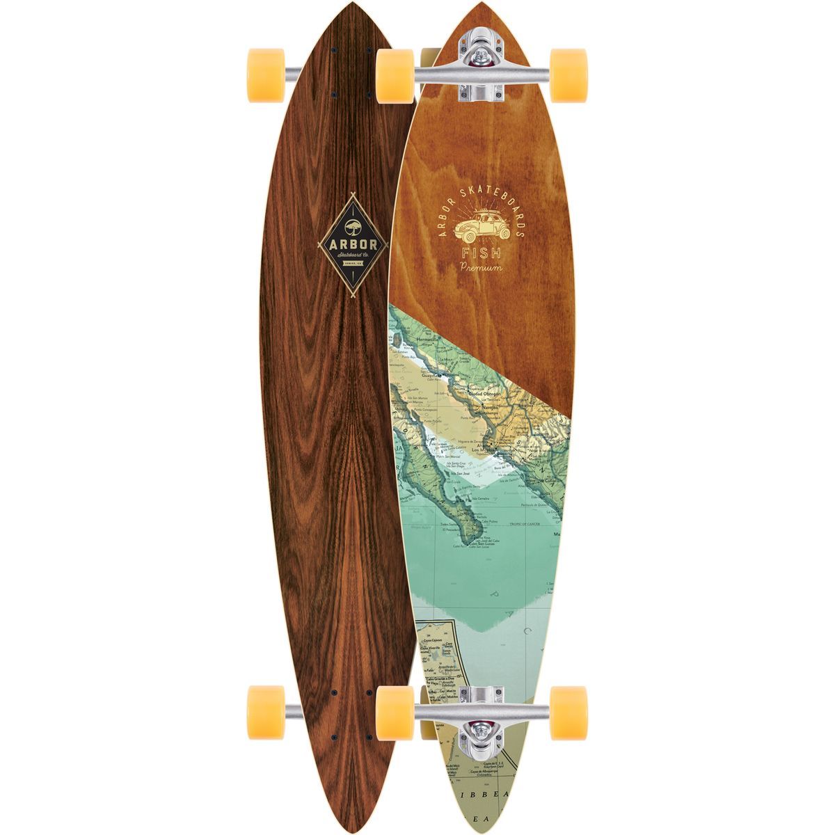 Arbor Fish Premium Complete Longboard Snowboard