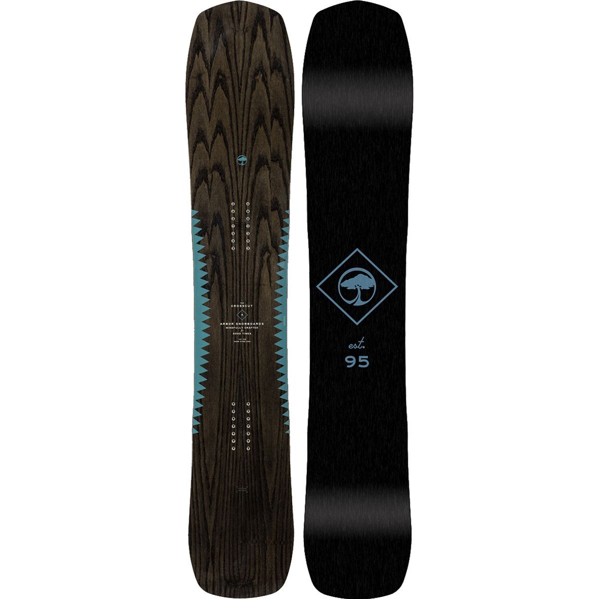 arbor element black rocker snowboard 2020
