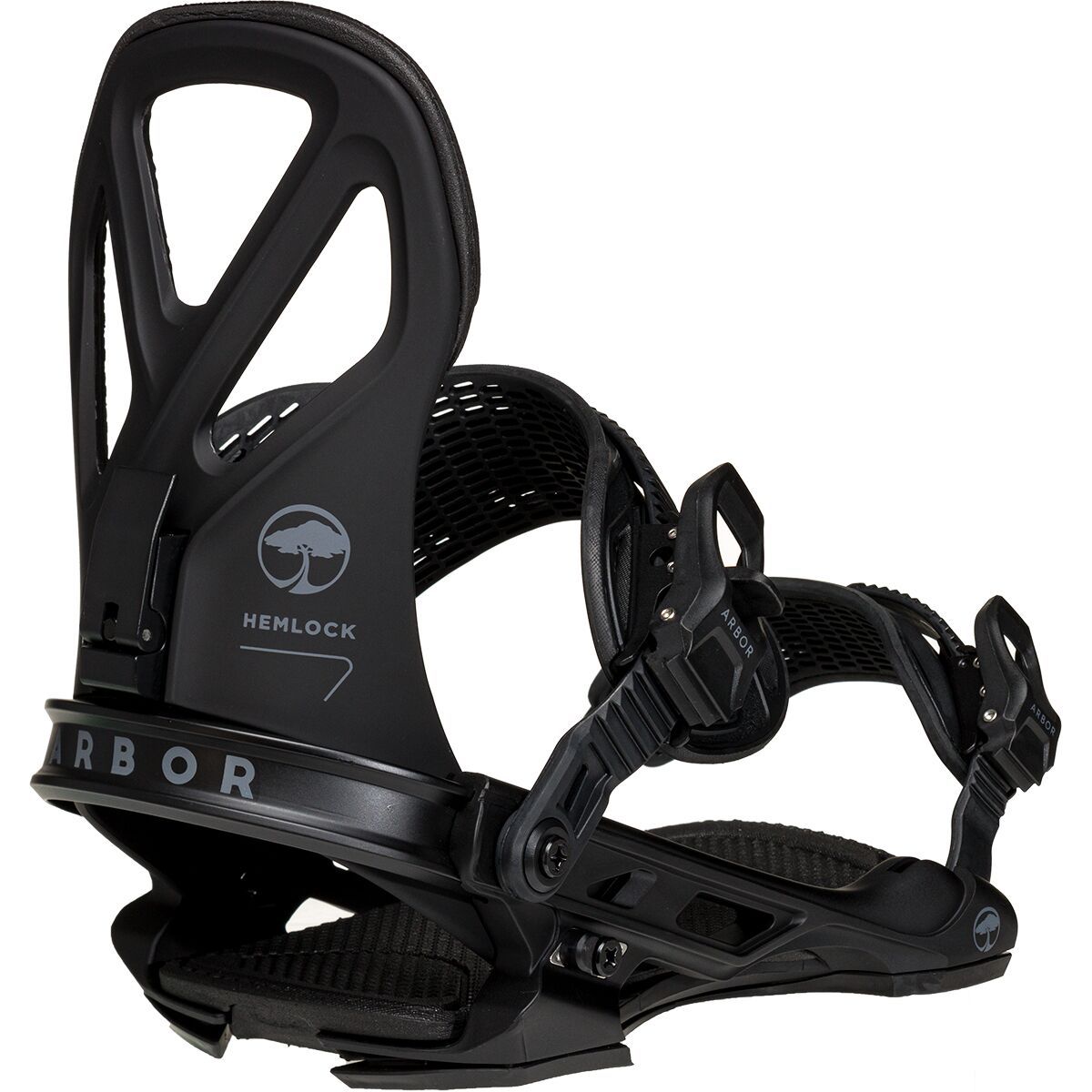 Arbor Hemlock Men's Snowboard Bindings - Park & Street Focused, Responsive Flex, BioStrap