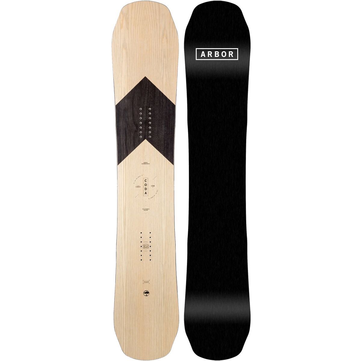arbor coda rocker snowboard