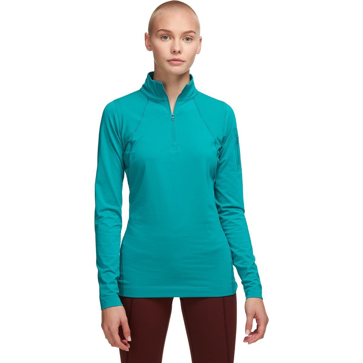 rho ar zip neck women's
