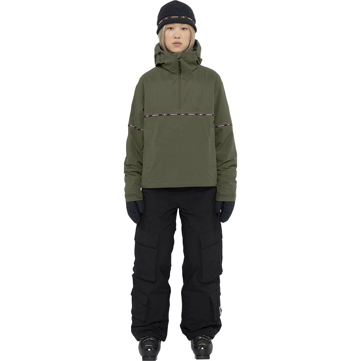 Женские брюки Armada Mula 2L Insulated Pant, цвет: Чёрный — фото 4