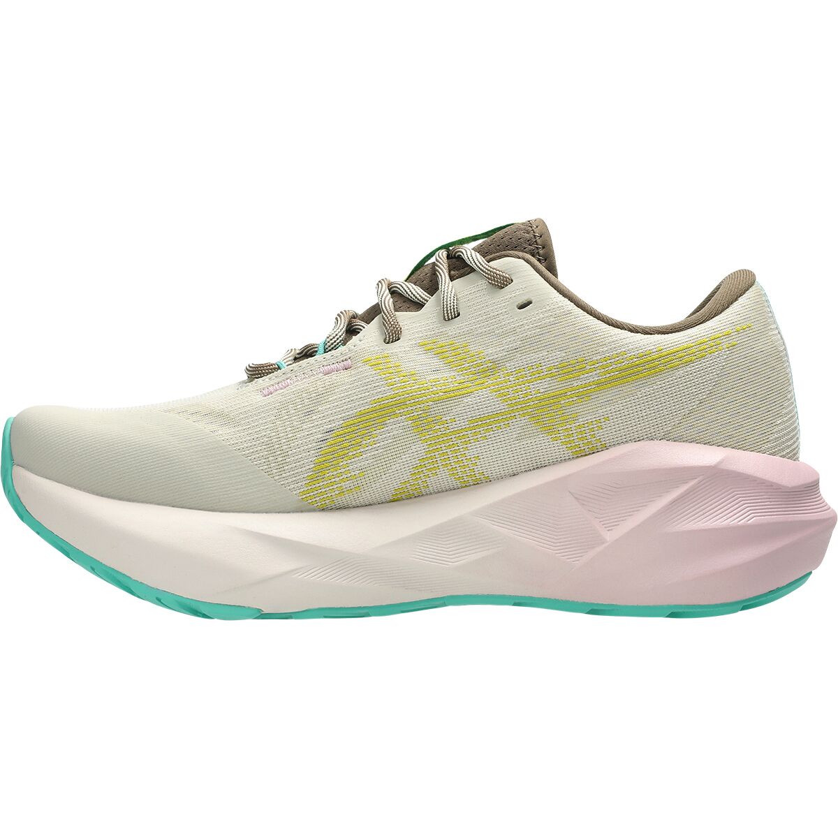 Женские кроссовки ASICS Novablast 5 TR Running, цвет: Light Dust/Cacti — фото 2