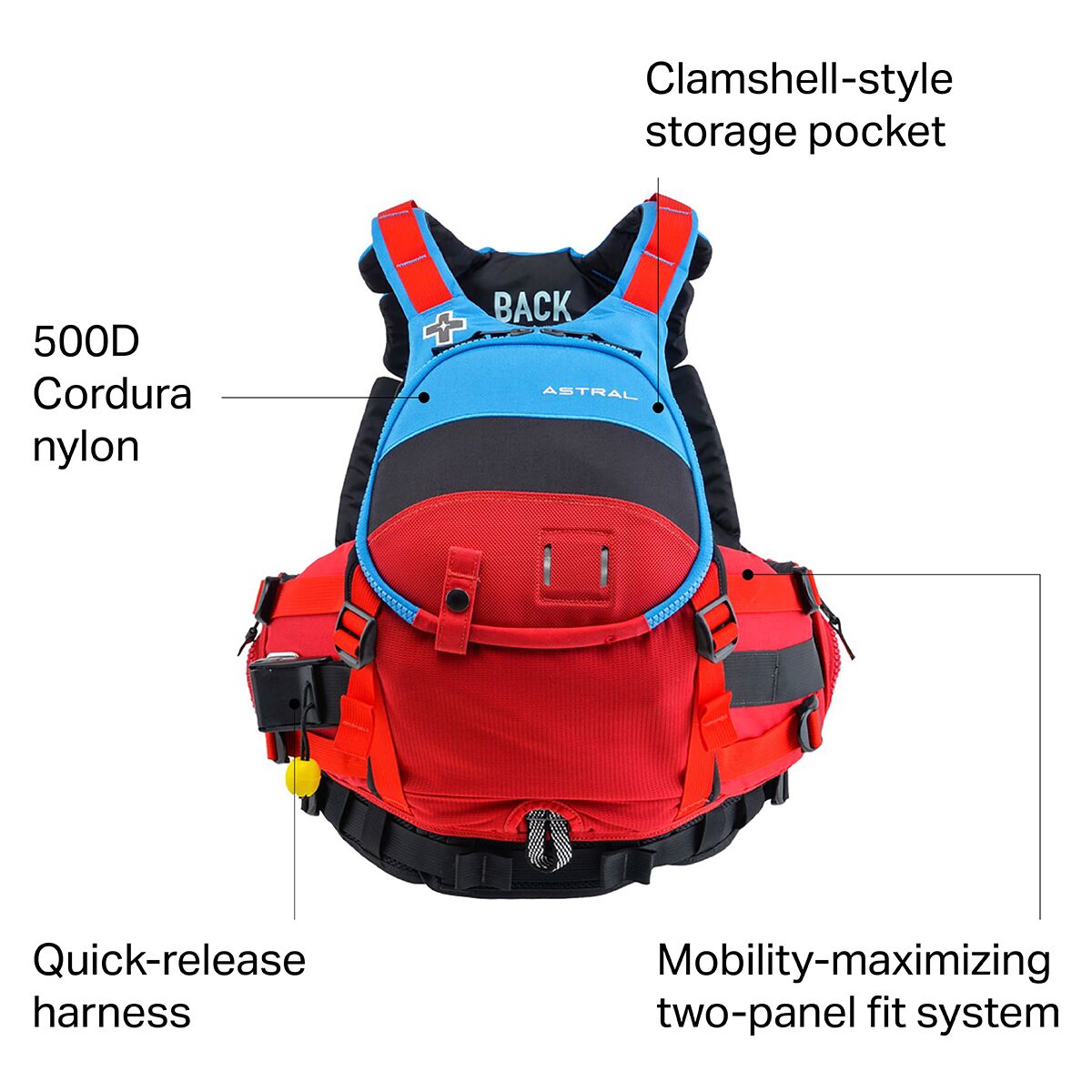 Astral Green Jacket Personal Flotation Device