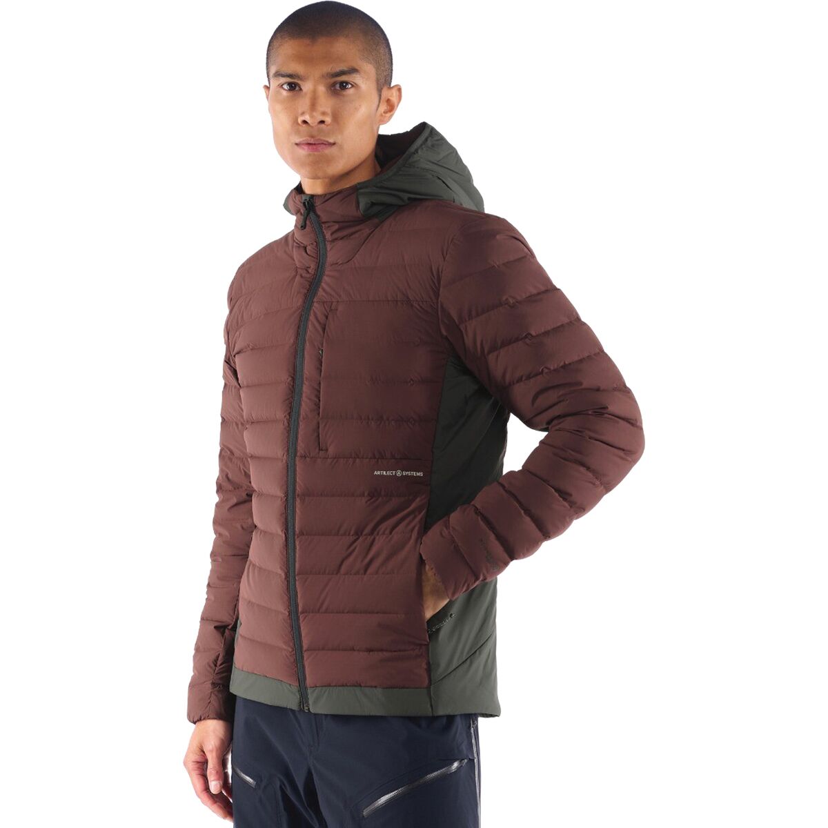 Artilect Divide Fusion Stretch Hooded Down Jacket Men's Clothing