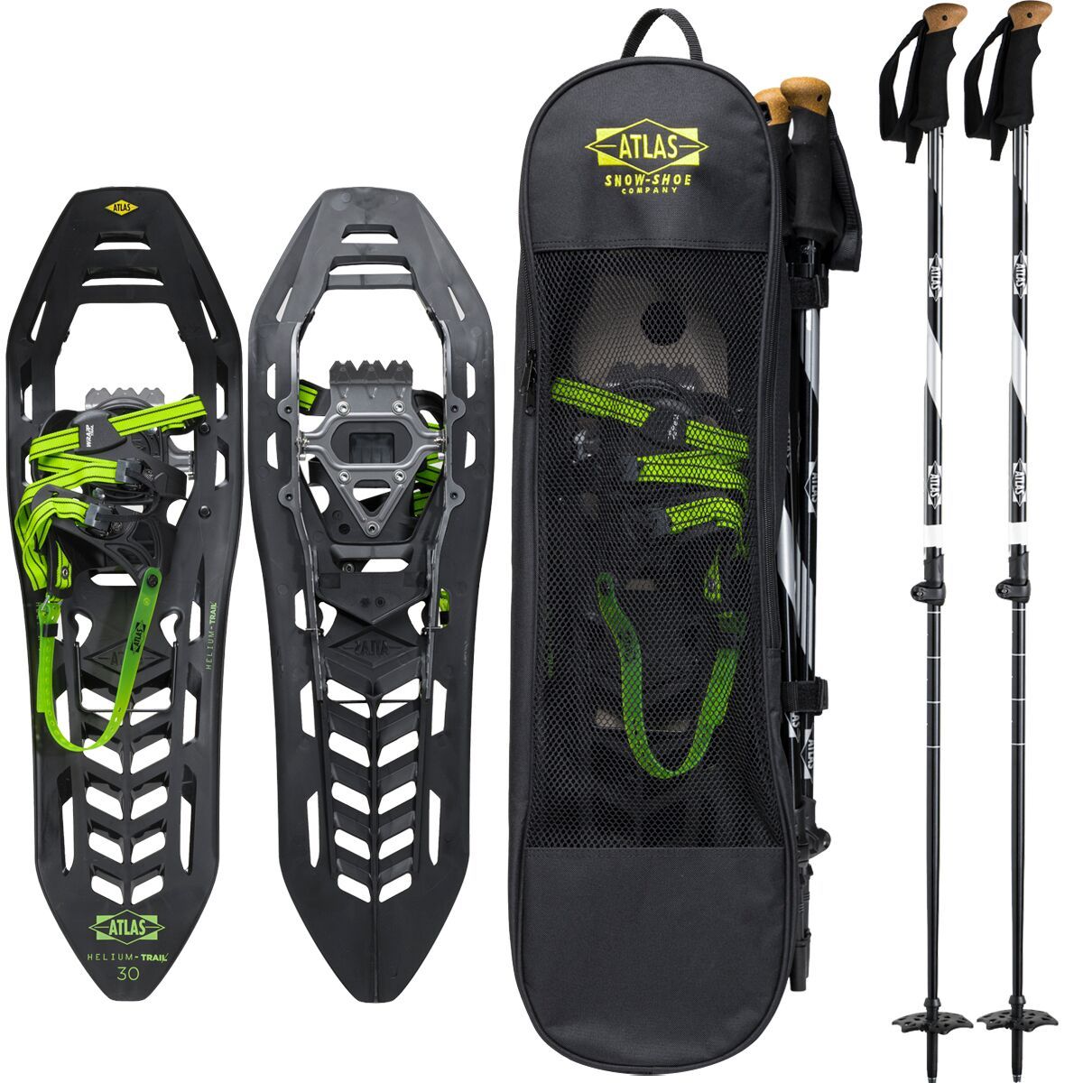 Atlas Snowshoes Helium Trail Snowshoe Kit Snowshoe
