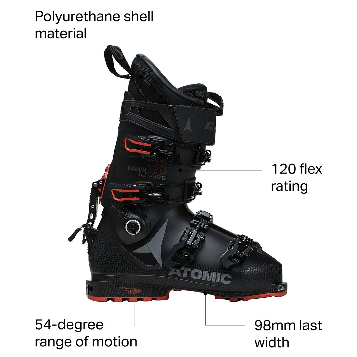 Atomic Hawx Ultra Xtd 120 Alpine Touring Boot 2022 Ski