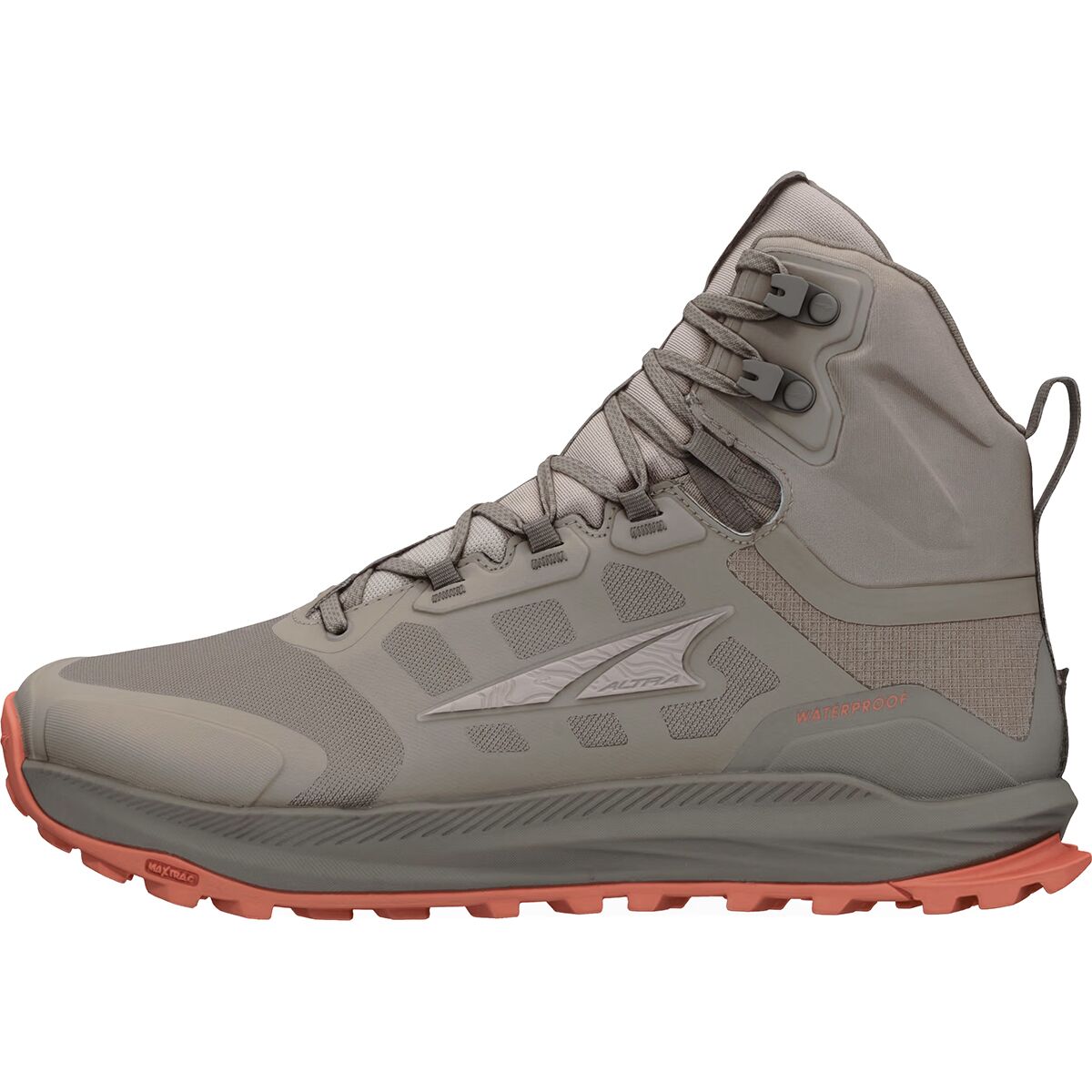 Мужские ботинки Altra Lone Peak 9 Waterproof Mid Hiking Boot, цвет: Коричневый / Серо-коричневый
