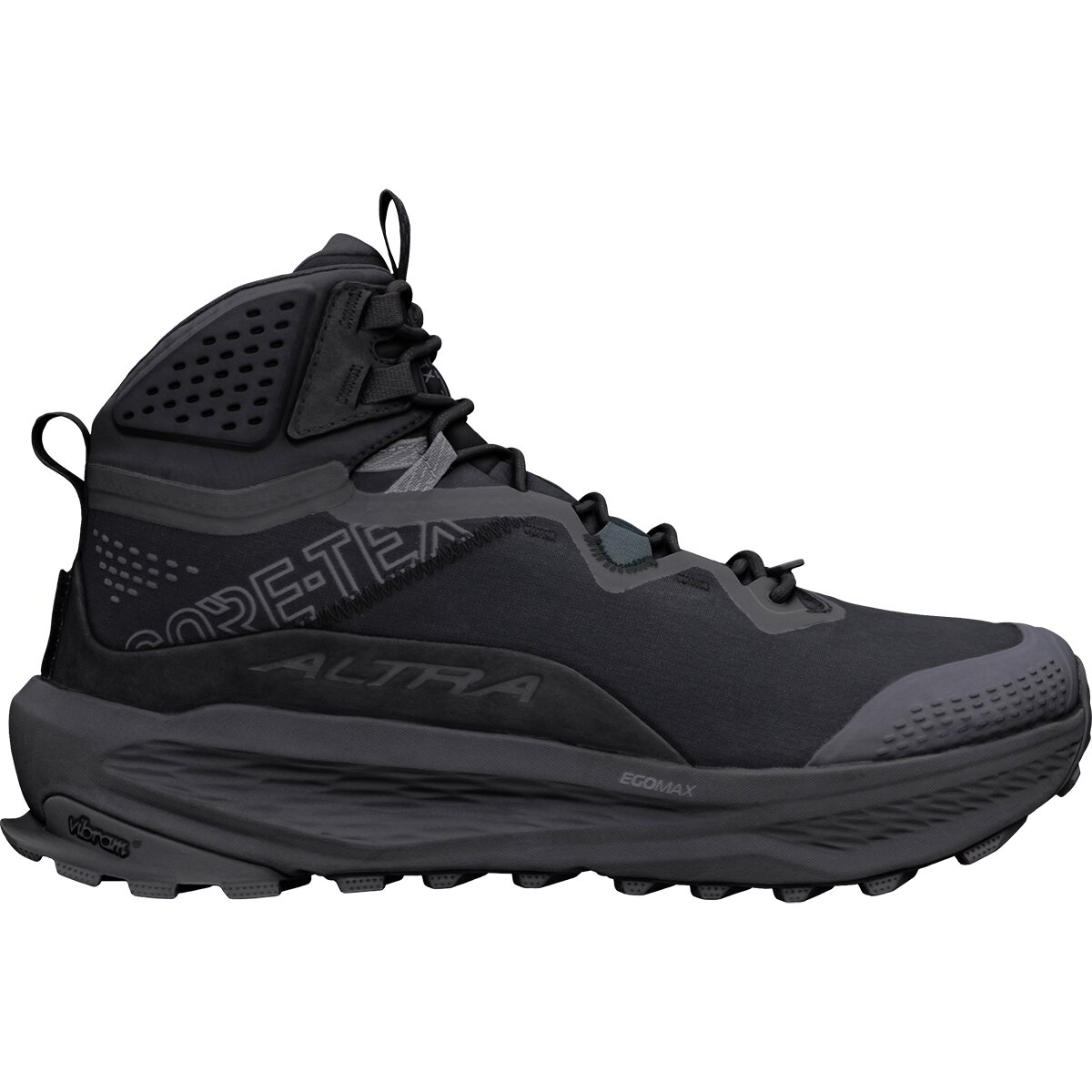 Мужские ботинки Altra Olympus 7 Mid GTX Hiking Boot, цвет: Чёрный / Тёмный теневой