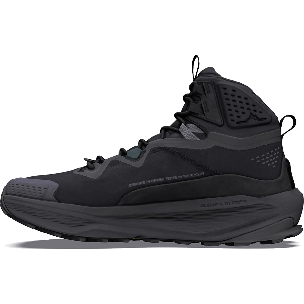 Мужские ботинки Altra Olympus 7 Mid GTX Hiking Boot, цвет: Чёрный / Тёмный теневой — фото 4