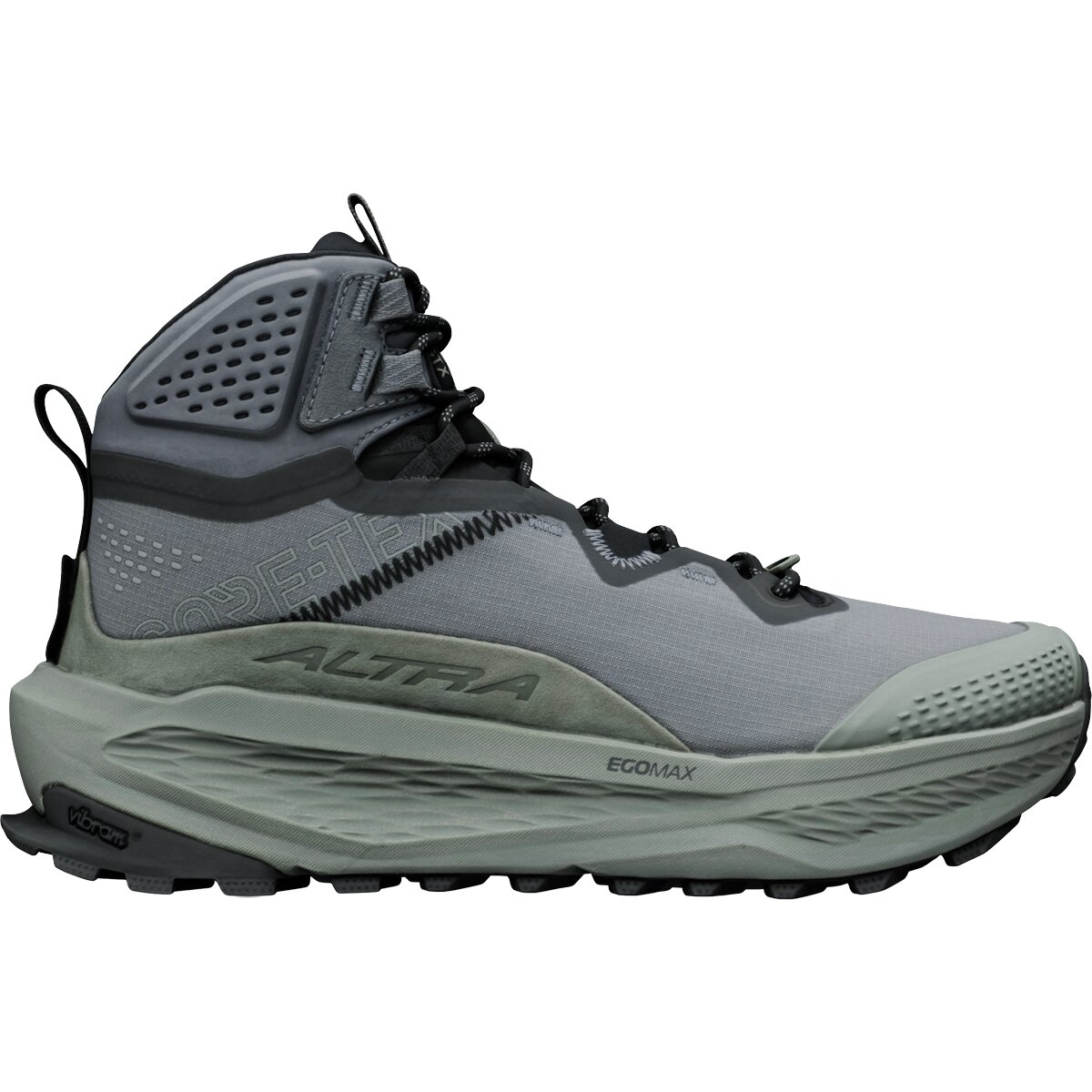 Женские ботинки Altra Olympus 7 Mid GTX Hiking Boot, цвет: Тёмно-серый / Чёрный