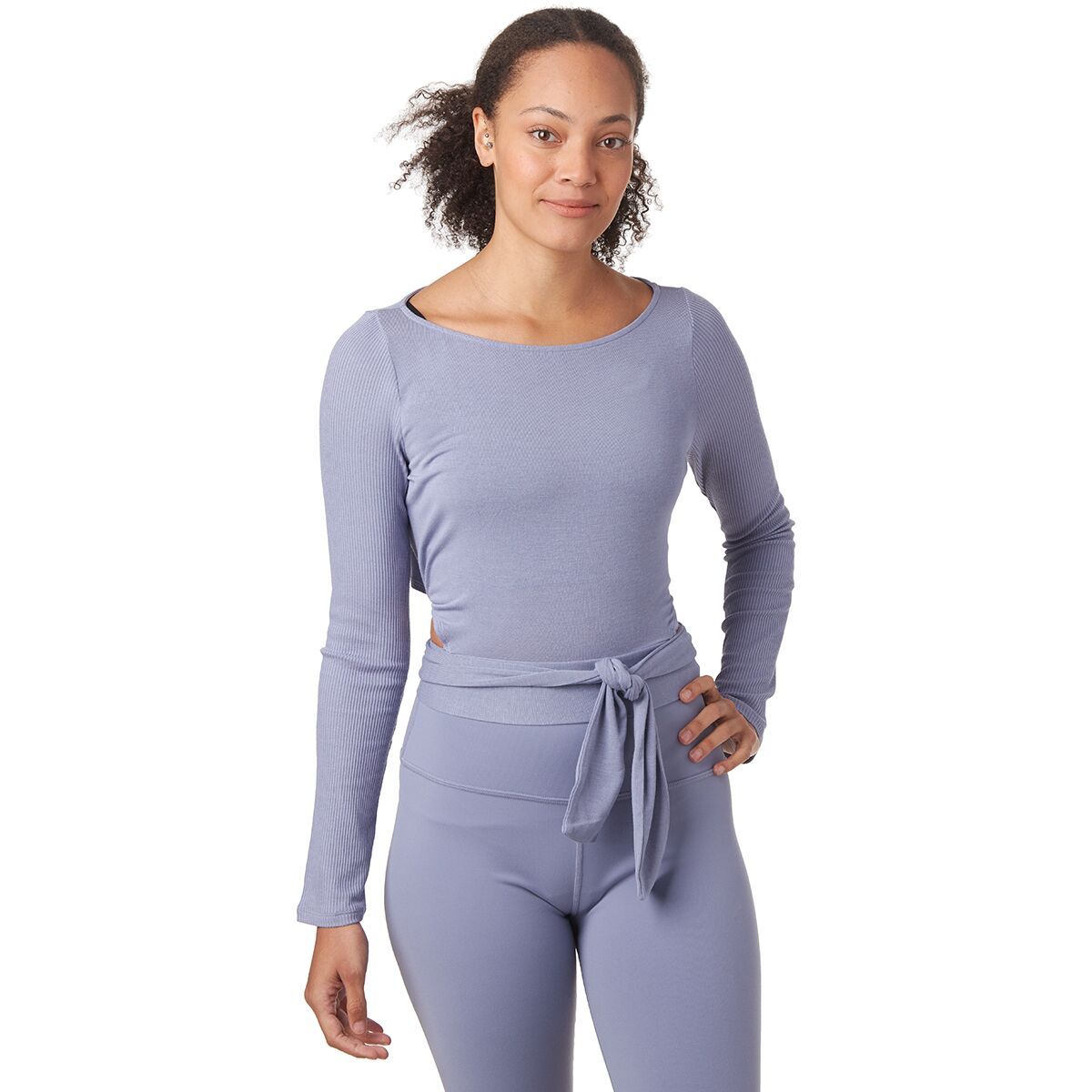 alo yoga wrap top