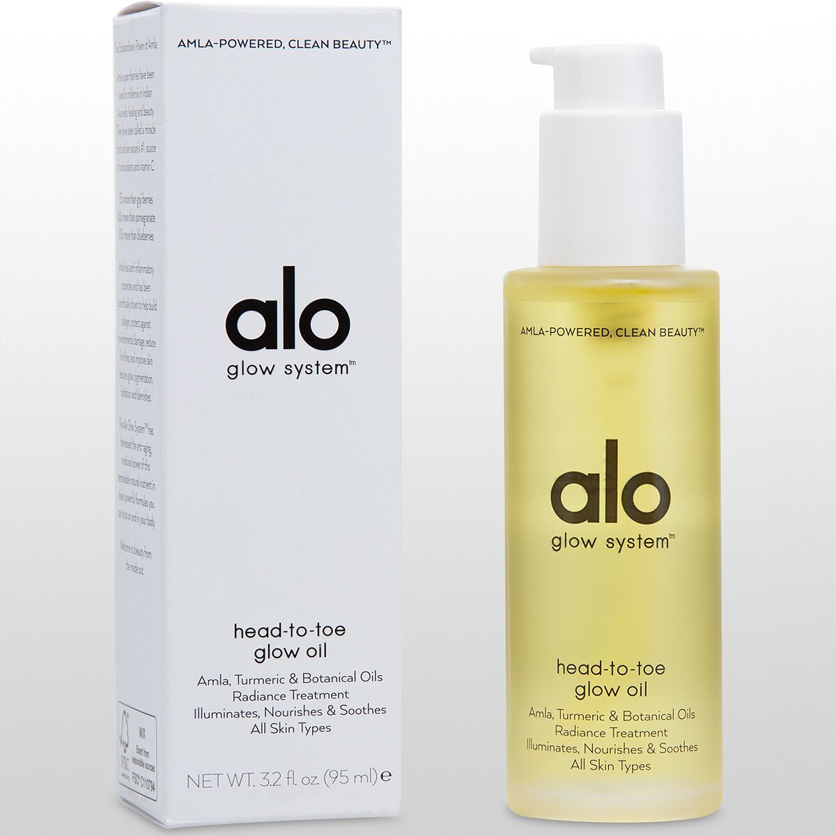 ALO YOGA Head To Toe Glow Oil Training