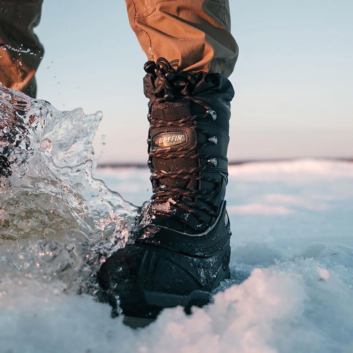 Мужские ботинки Baffin Snow Monster Boot, цвет: Чёрный — фото 6