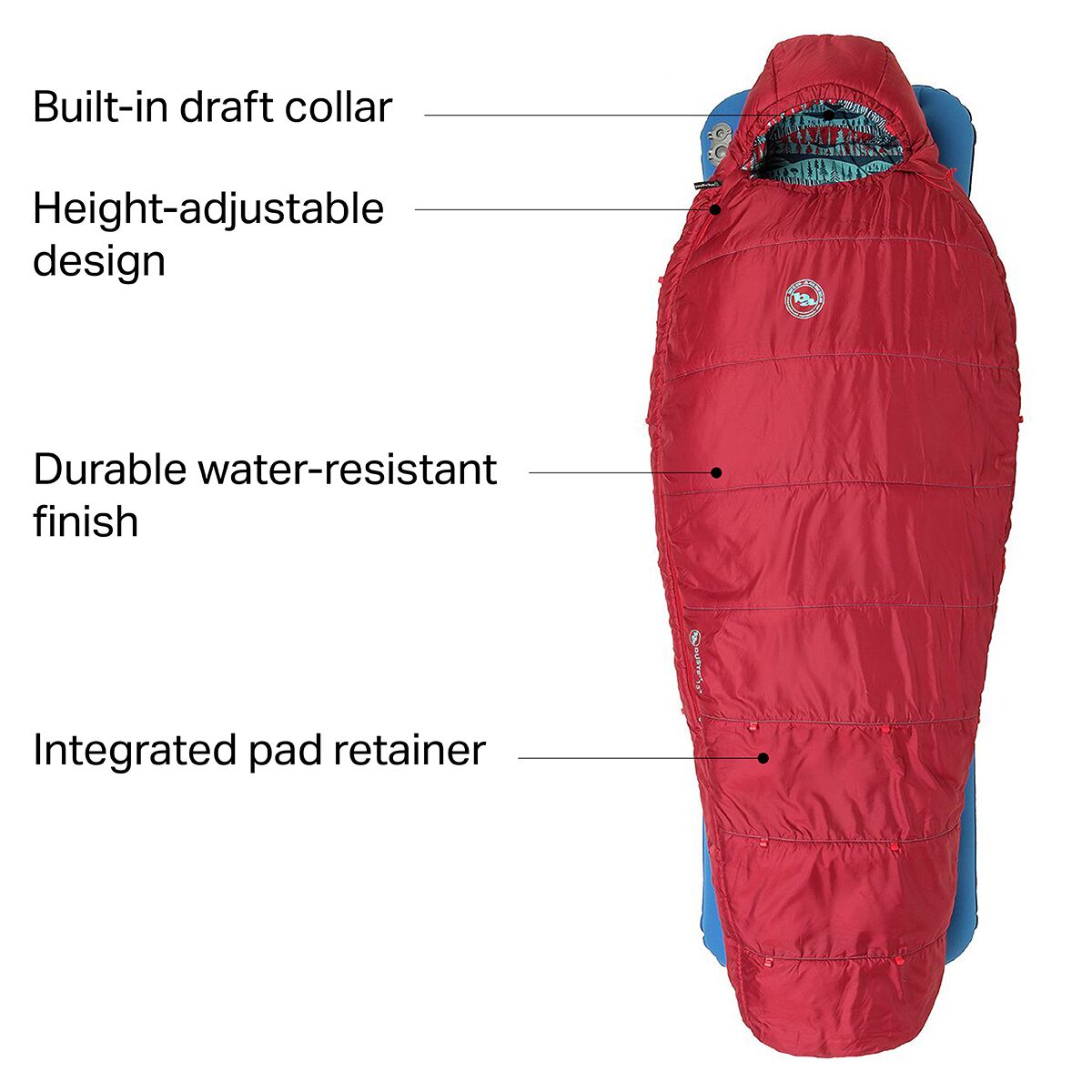 Big Agnes Duster Sleeping Bag 15Fs Synthetic Kids