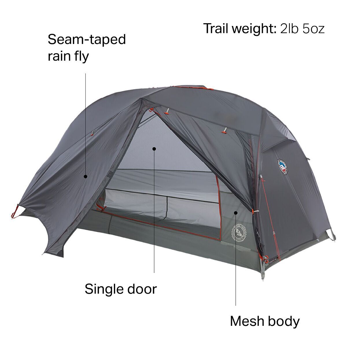 Big Agnes Copper Spur HV UL1 Bikepack Tent: 1-Person...
