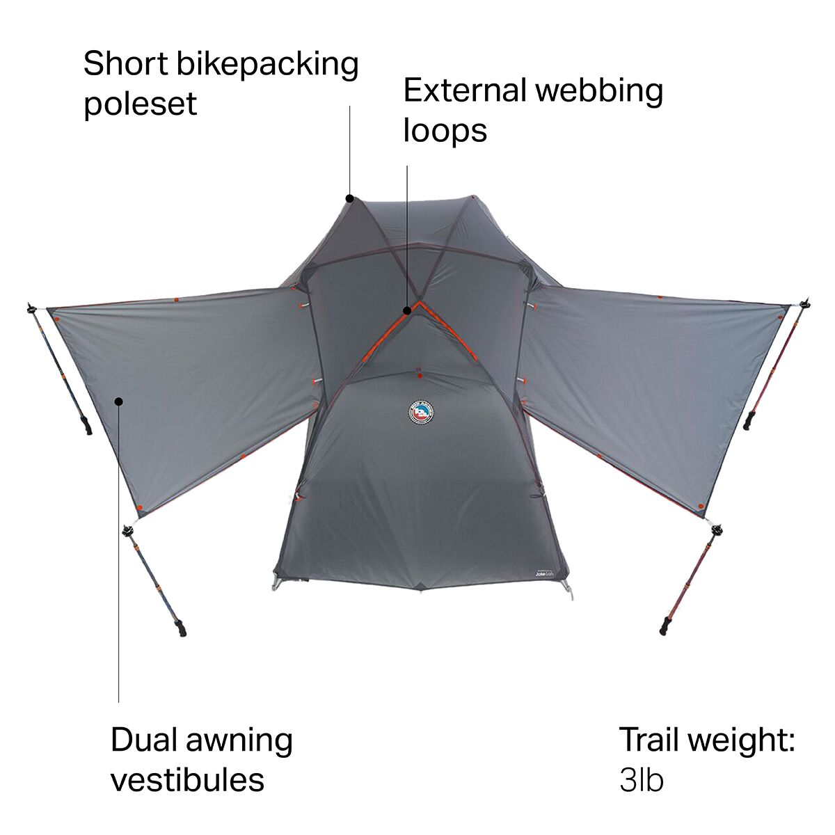 Big Agnes Copper Spur HV UL2 Bikepack Tent: 2-Person...