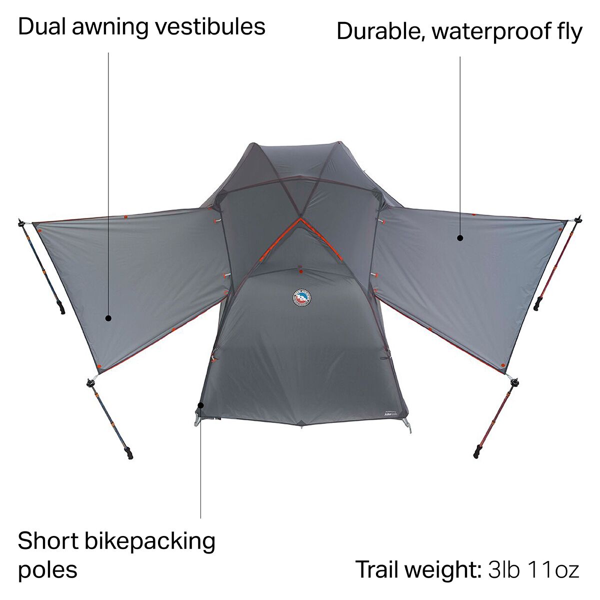 Big Agnes Copper Spur HV UL3 Bikepack Tent: 3-Person...