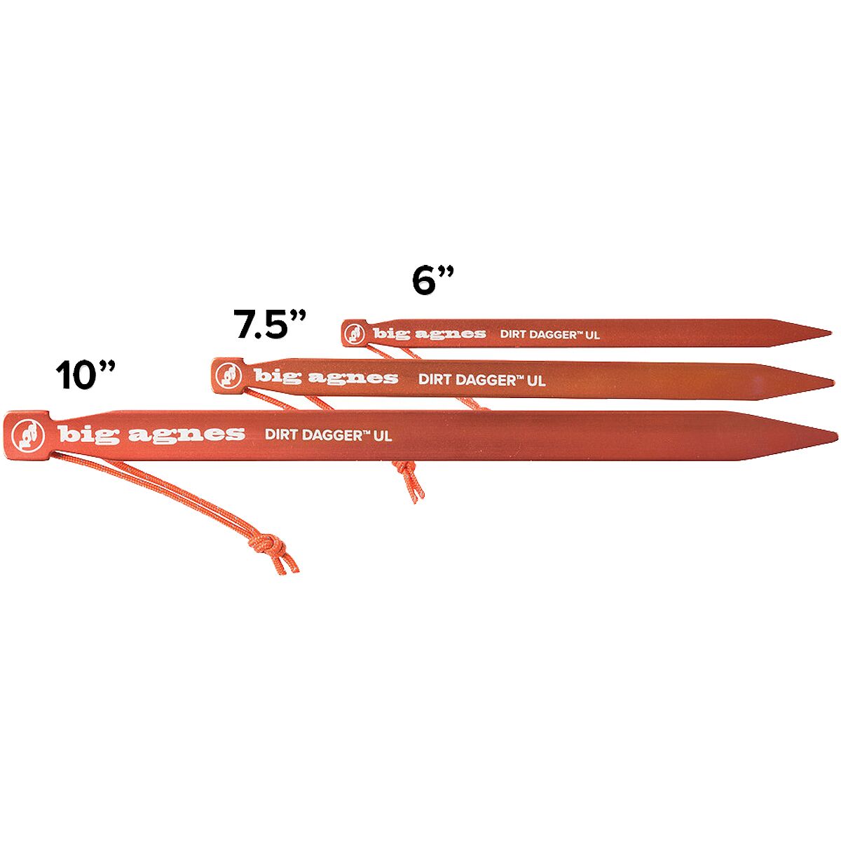 Big Agnes Big Agnes Dirt Dagger UL Tent Stakes - 6-Pack