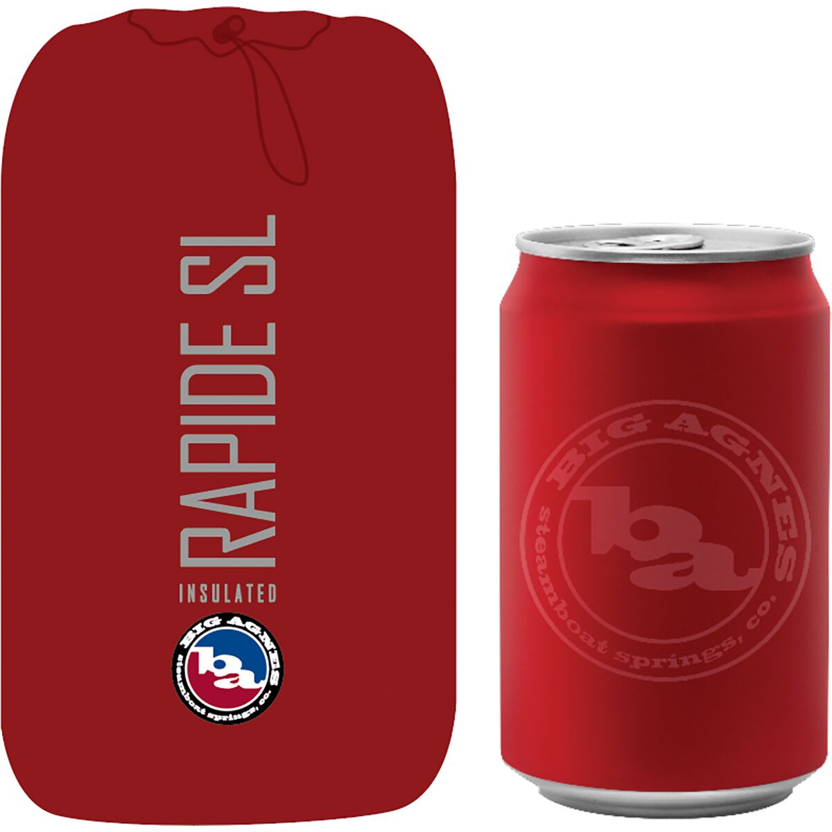 Снаряжение Big Agnes Rapide SL Insulated Sleeping Pad, цвет: One Color — фото 3