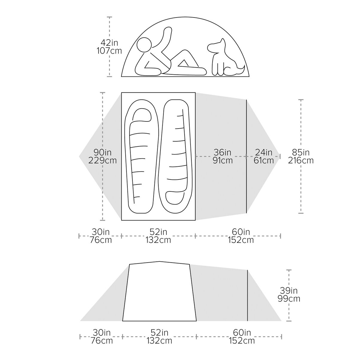 Big Agnes Blacktail 2 Hotel Tent: 2-Person 3-Season