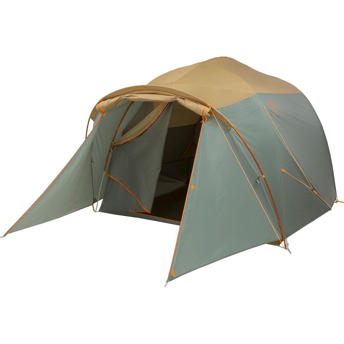Снаряжение Big Agnes Bunk House Tent: 6-Person 3-Season, цвет: Песочный / Зелёный