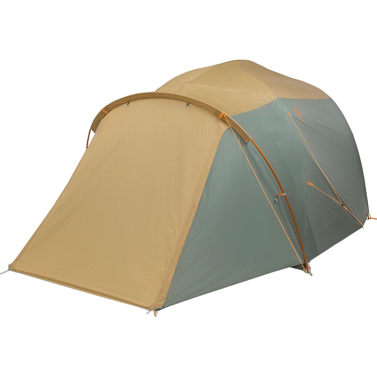 Снаряжение Big Agnes Bunk House Tent: 6-Person 3-Season, цвет: Песочный / Зелёный — фото 5