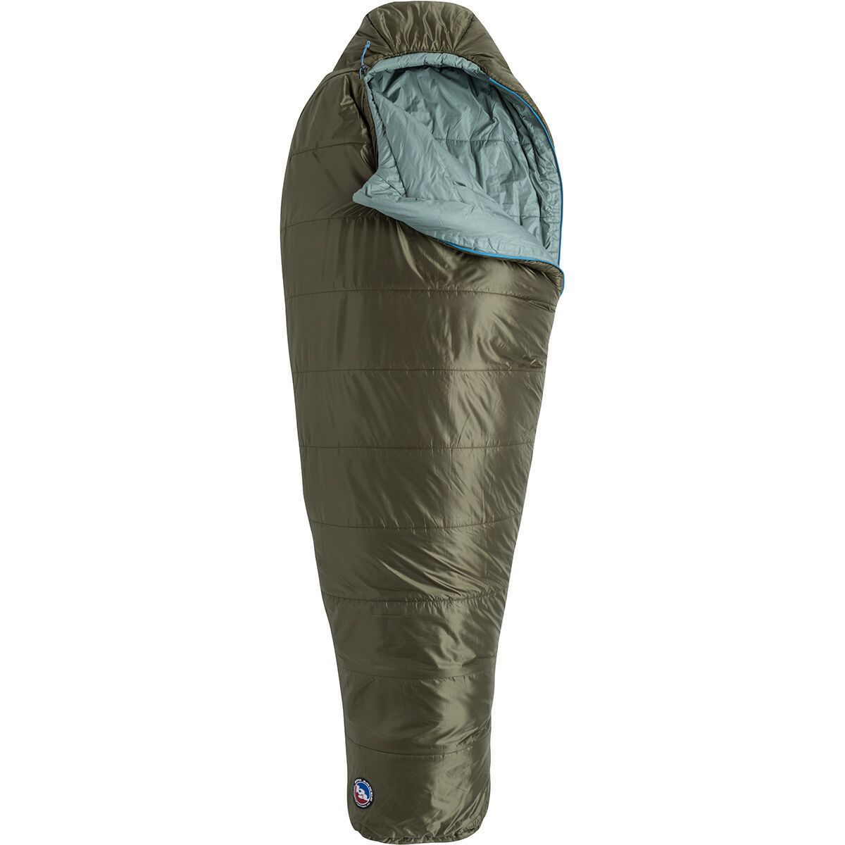 Сумка Big Agnes Anthracite 20 FireLine Pro Recycled Sleeping, цвет: Оливковый ночной / Зелёный — фото 2