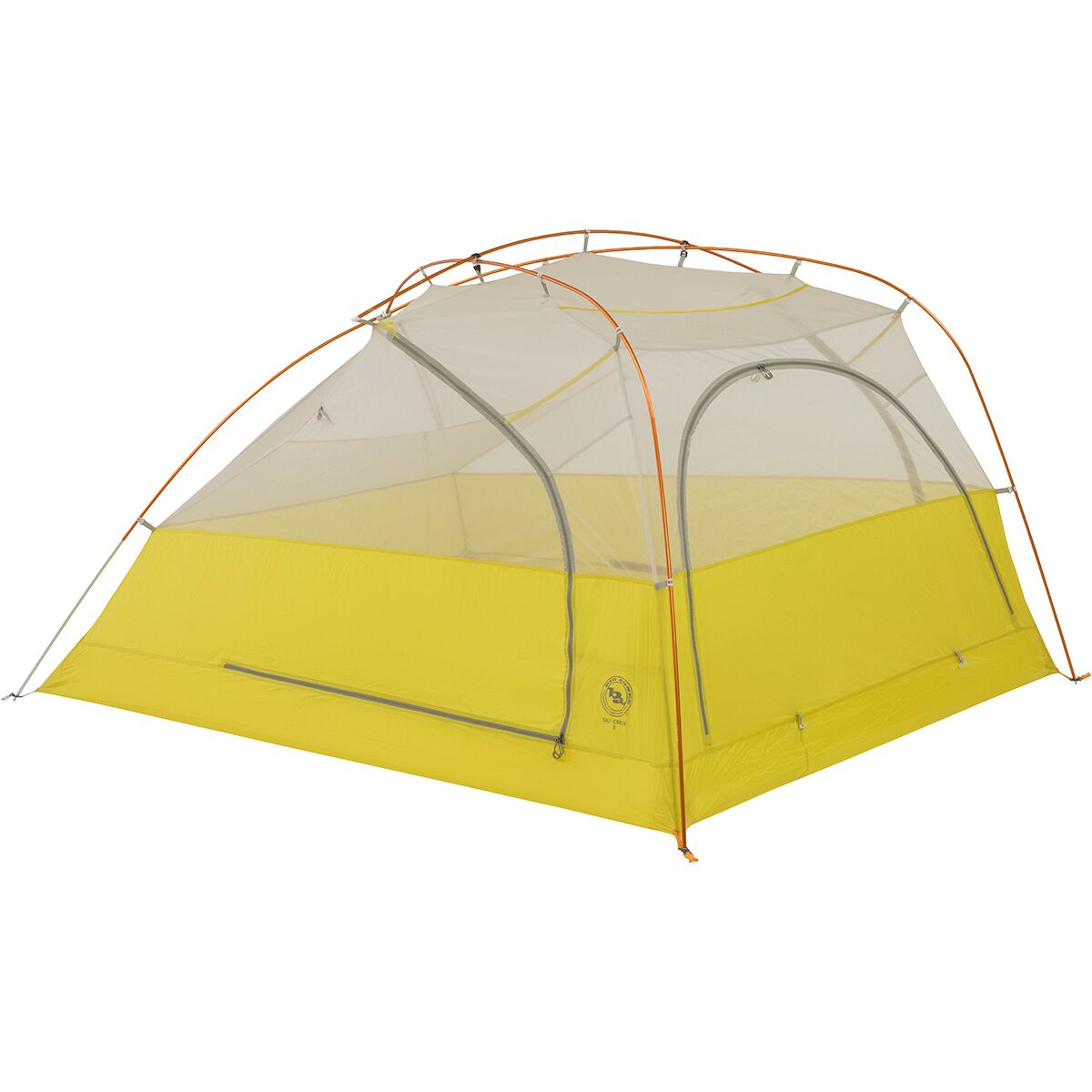 Снаряжение Big Agnes Salt Creek SL3 Tent: 3-Person 3-Season, цвет: Серый фиолетовый / Оливковый — фото 2