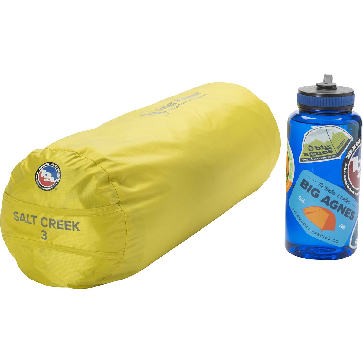 Снаряжение Big Agnes Salt Creek SL3 Tent: 3-Person 3-Season, цвет: Серый фиолетовый / Оливковый — фото 4