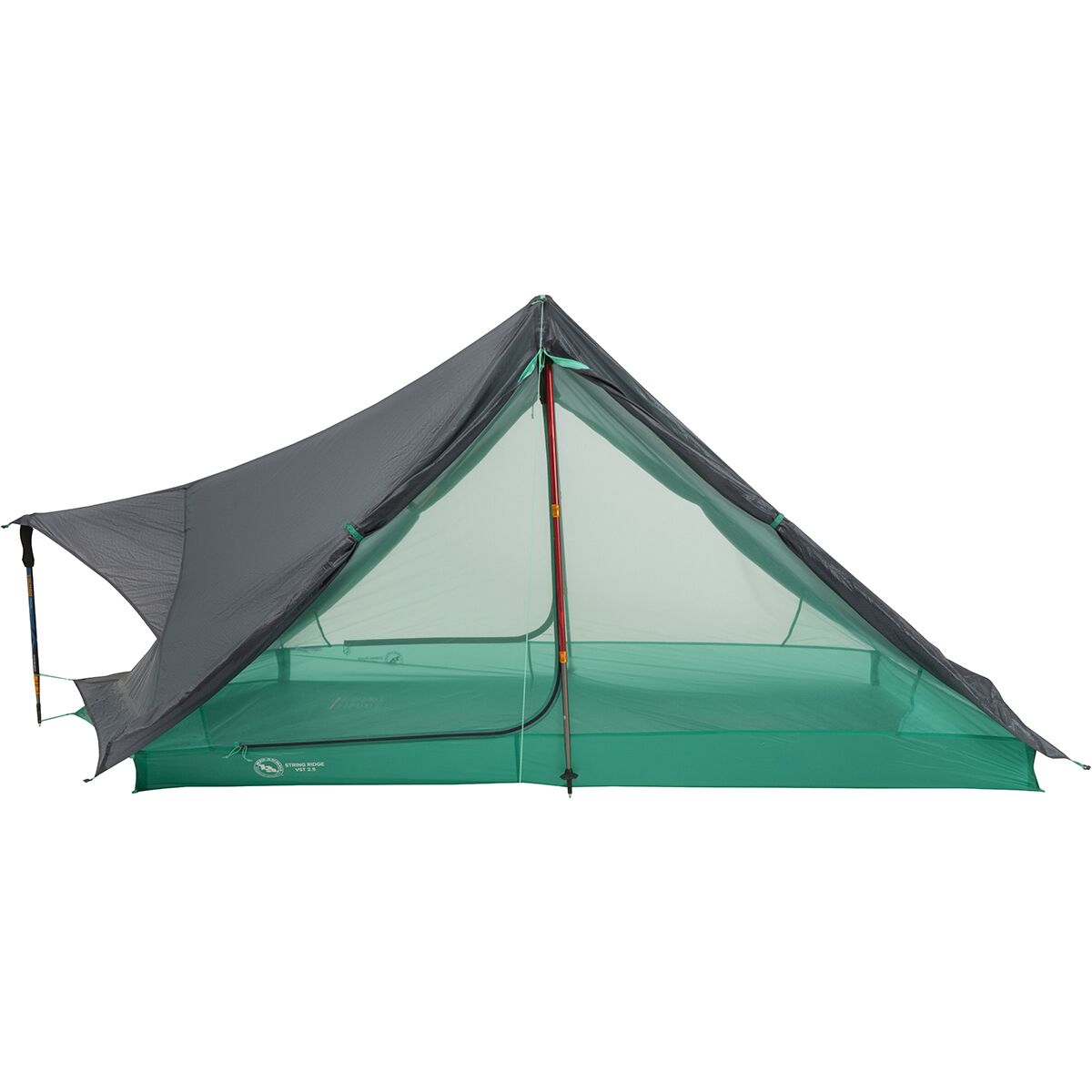 Снаряжение Big Agnes String Ridge VST Tent: 2.5-Person 3-Season, цвет: Асфальтовый / Мятный — фото 5
