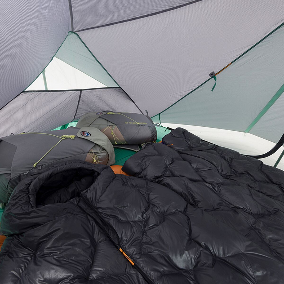 Снаряжение Big Agnes String Ridge VST Tent: 2.5-Person 3-Season, цвет: Асфальтовый / Мятный — фото 9