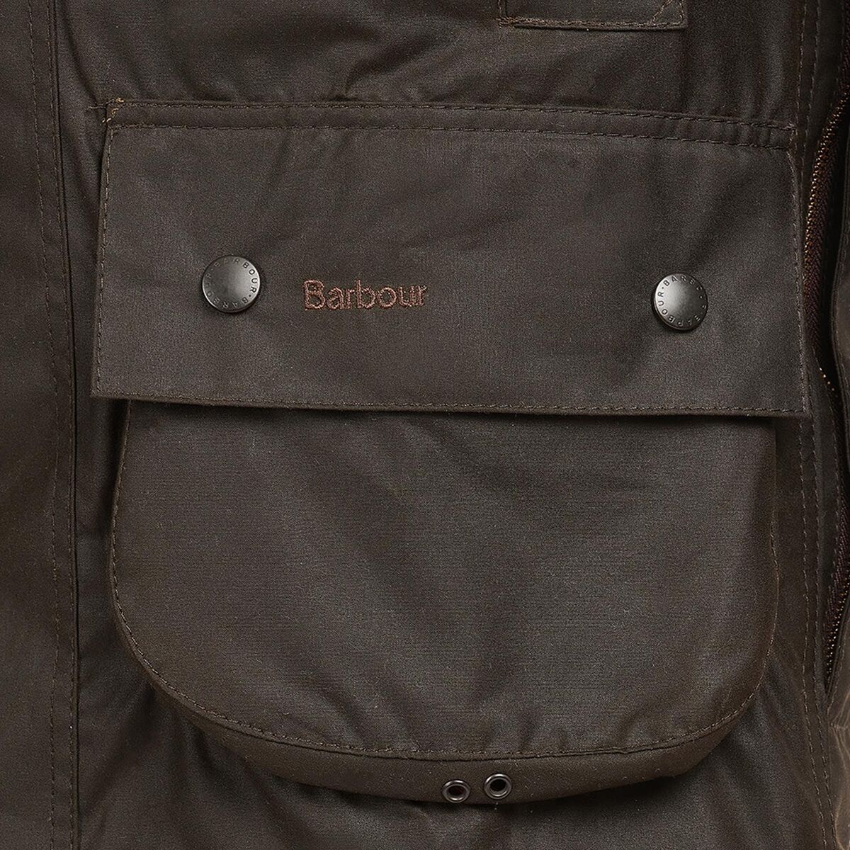 Мужская куртка Barbour Classic Beaufort Wax, цвет: Оливковый — фото 4