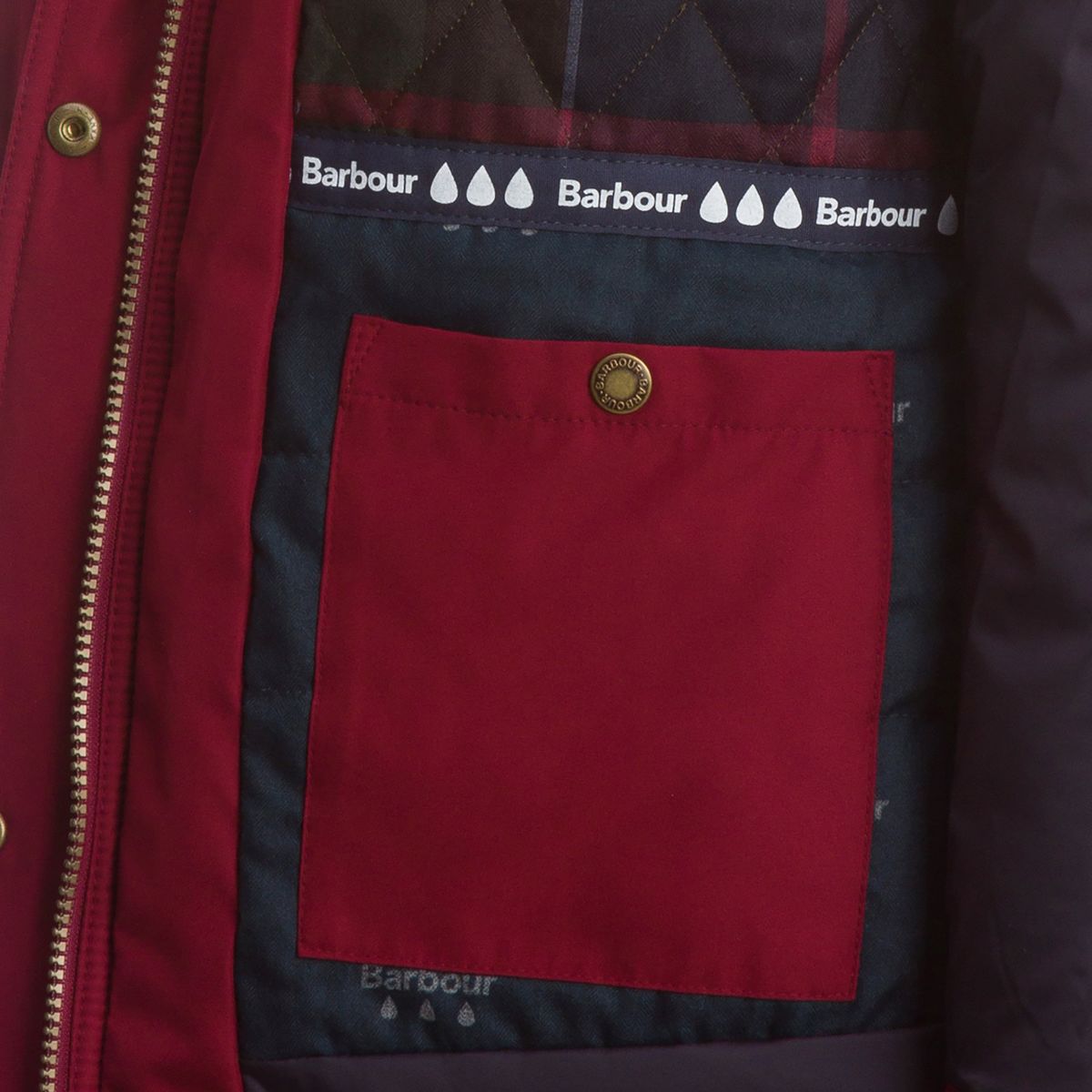 Barbour Whirl Rain Jacket Women's Clothing